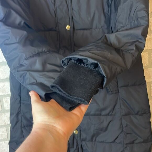 J. Crew Mercantile long puffer coat black Size S - Picture 5 of 10